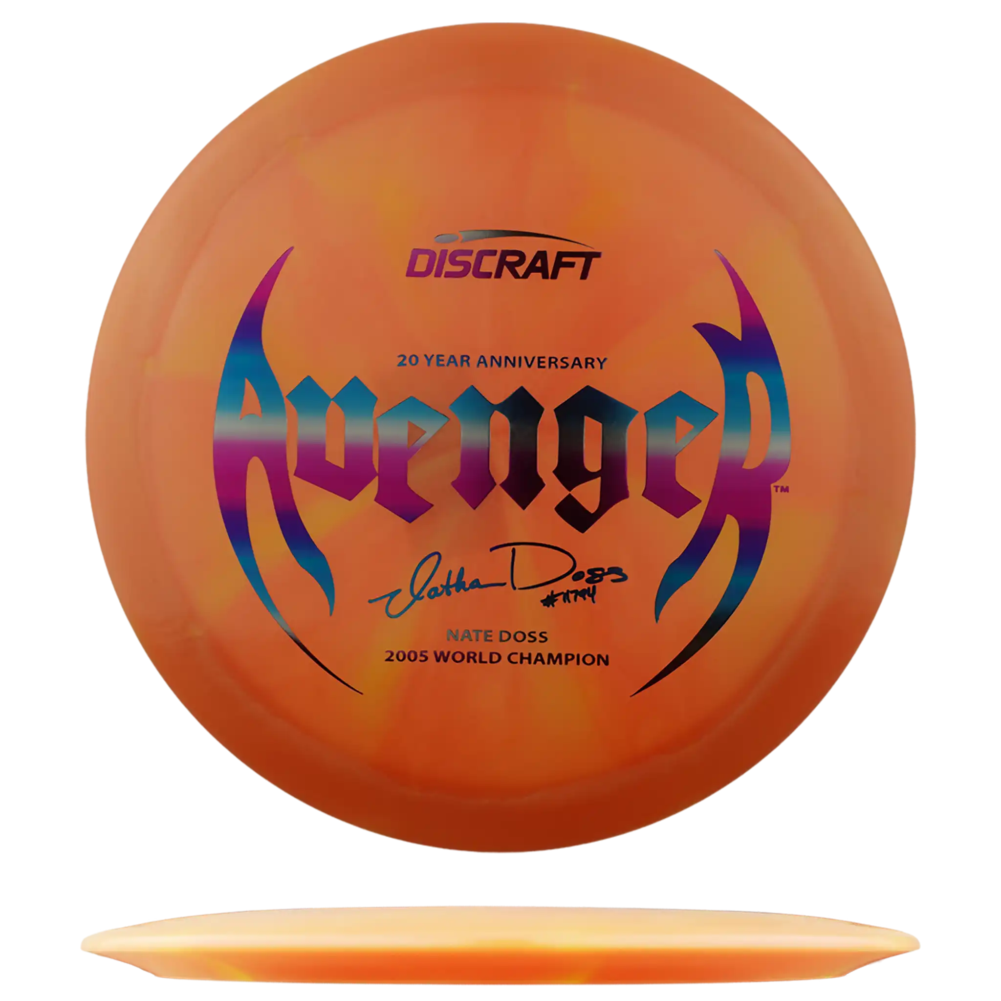 ColorShift Swirl Elite Z Avenger - Nate Doss 2005 World Champion - 20 Year Anniversary
