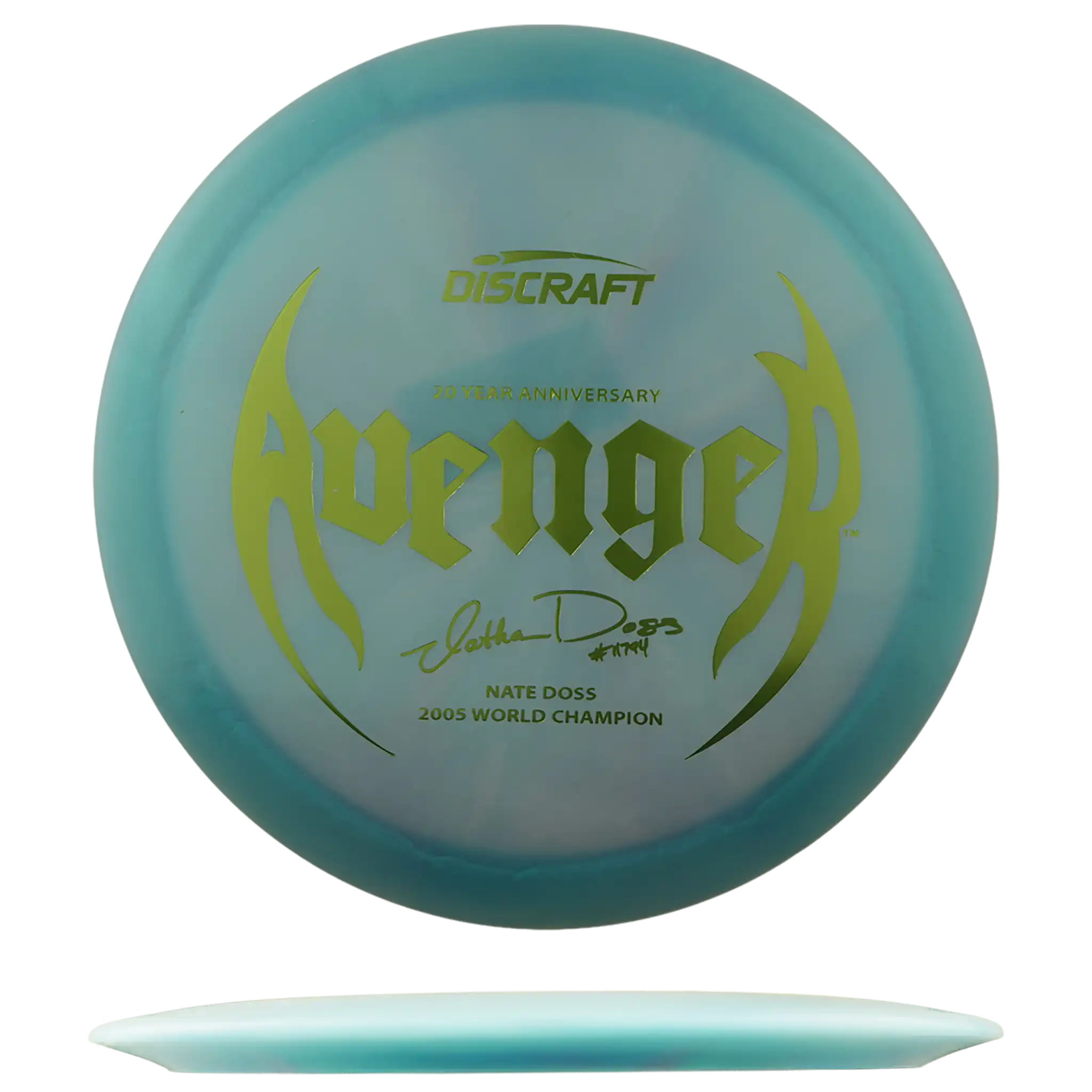 ColorShift Swirl Elite Z Avenger - Nate Doss 2005 World Champion - 20 Year Anniversary