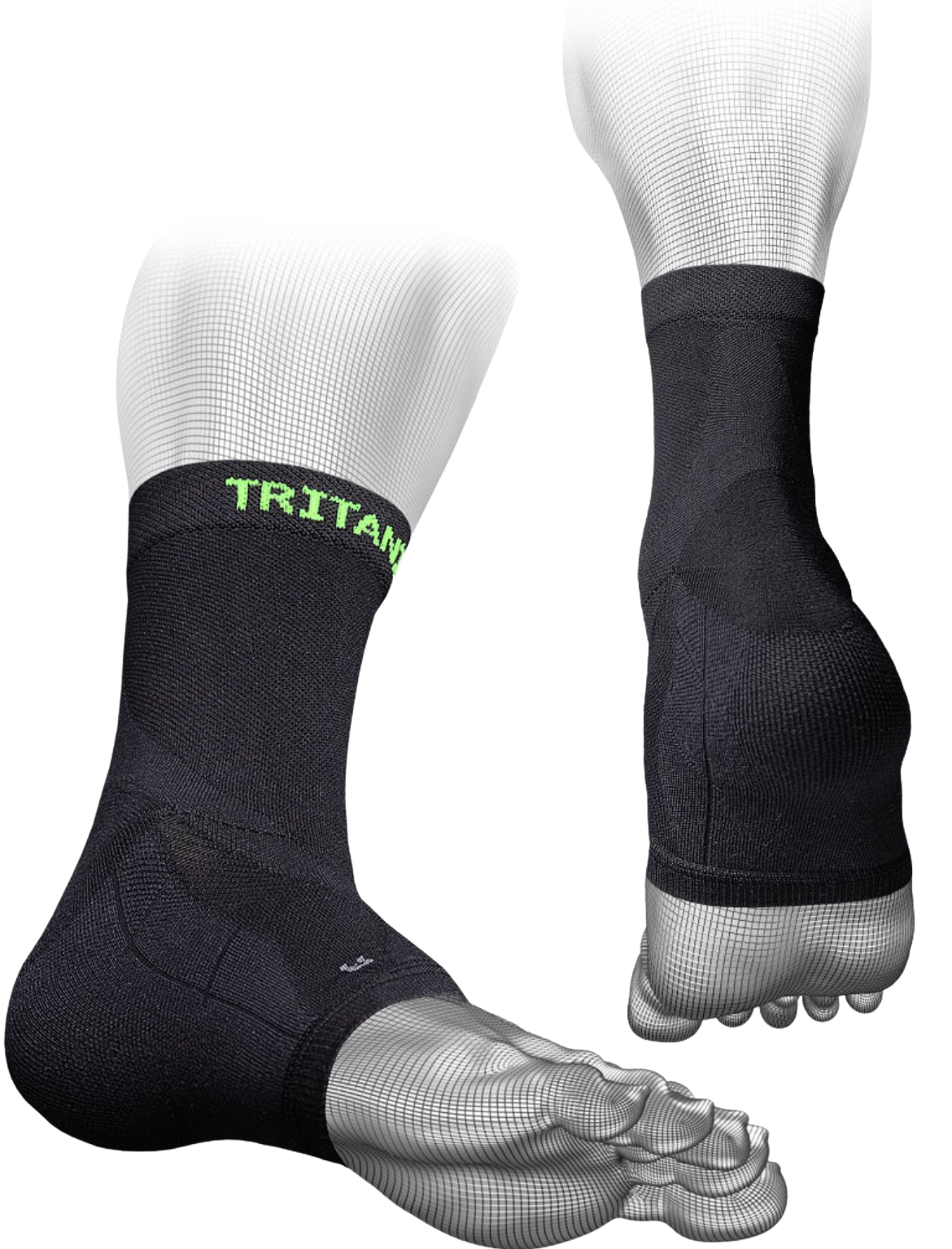 Tritanium Extend High - Compression Ankle Supports