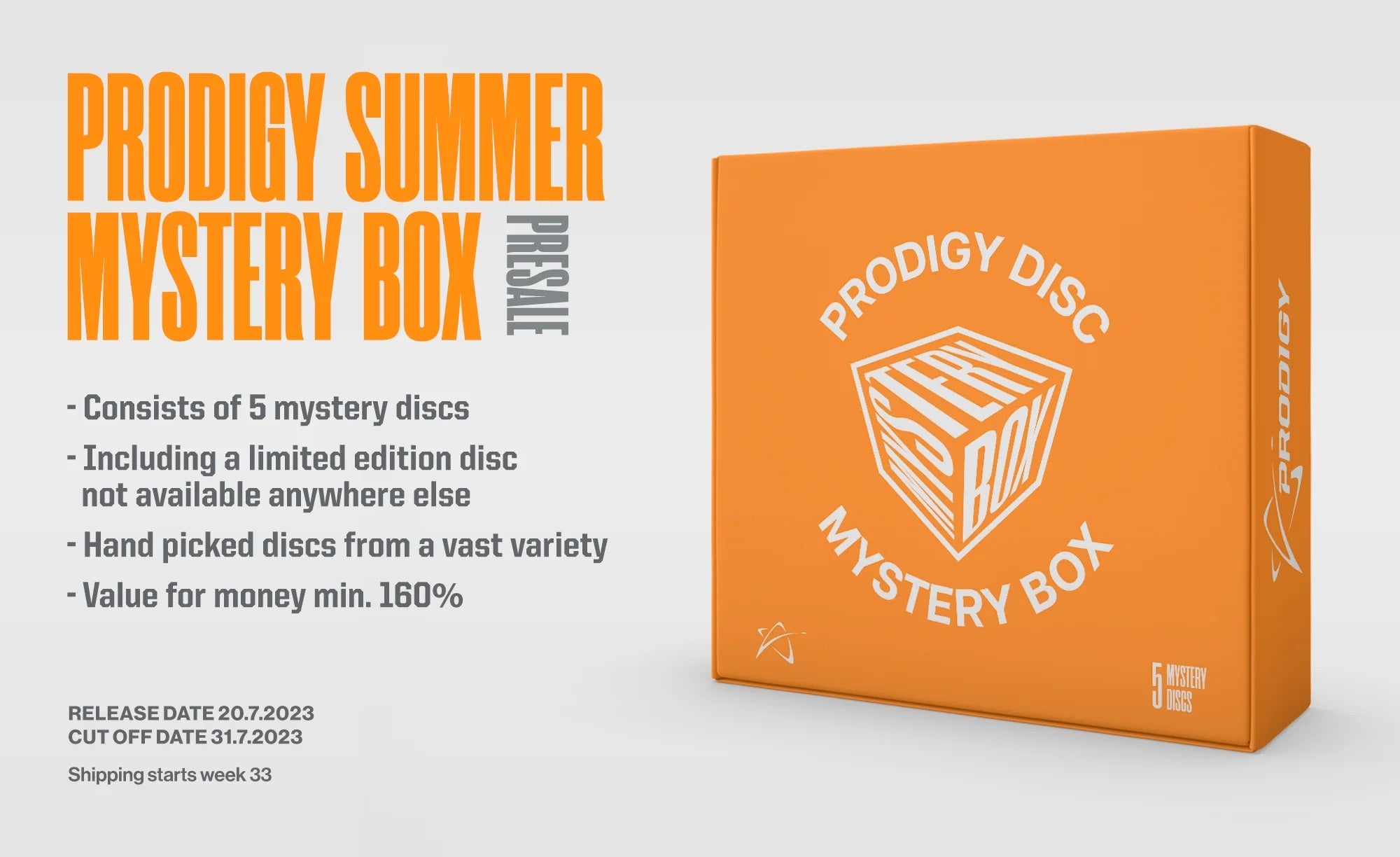 Prodigy Disc Summer Mystery Box - Presale