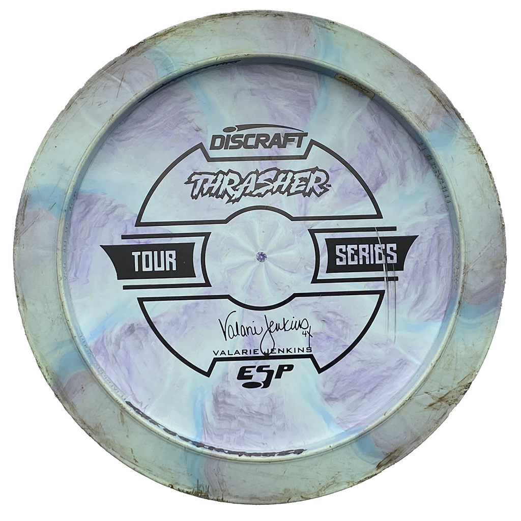 Discraft ESP Swirl Thrasher - Valarie Jenkins Bottom Stamp