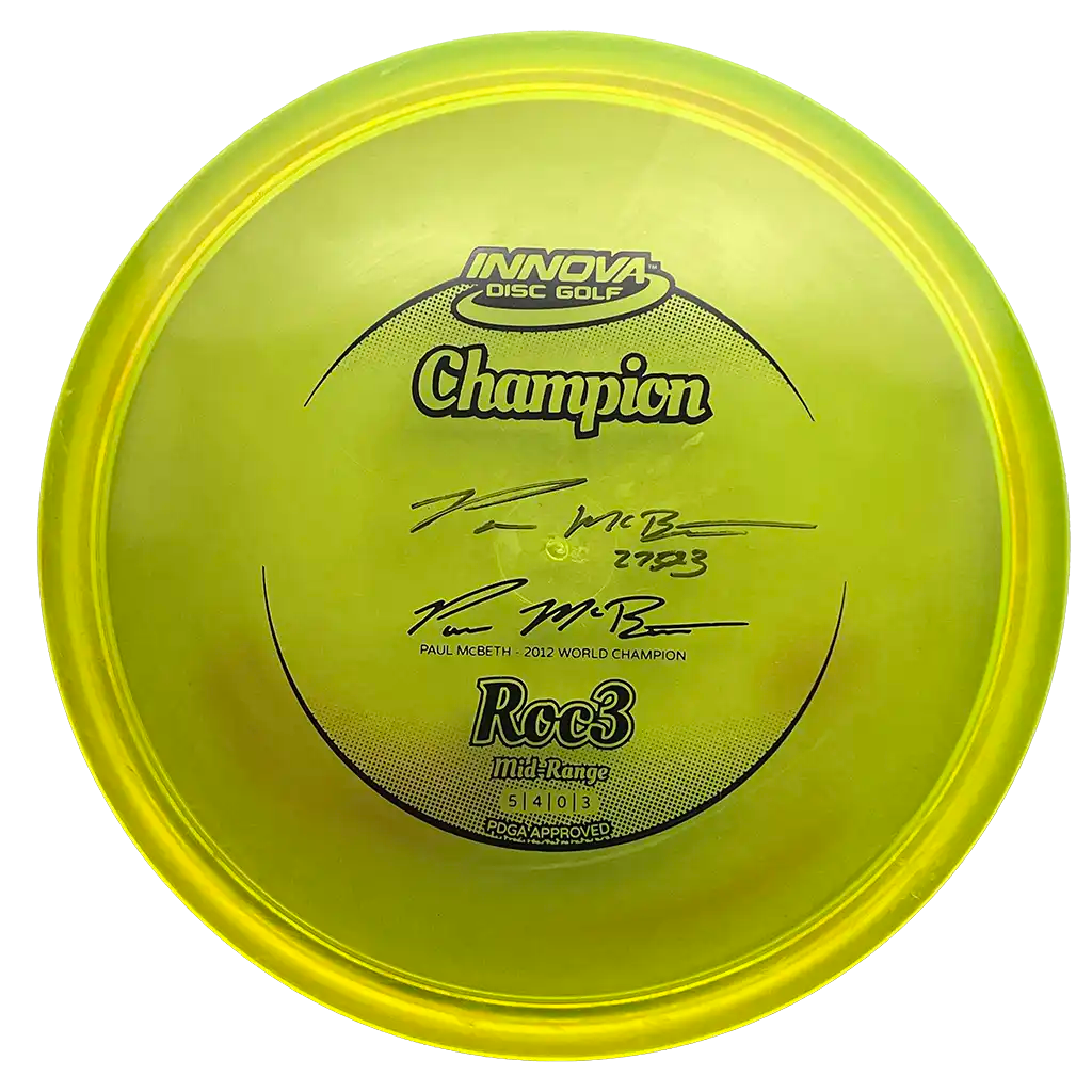 Champion Roc3 - Paul McBeth 2012 World Champion