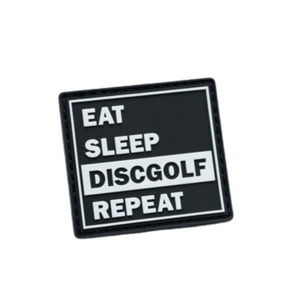 Velcro Patch - Eat, Sleep, Disc Golf, Repeat
