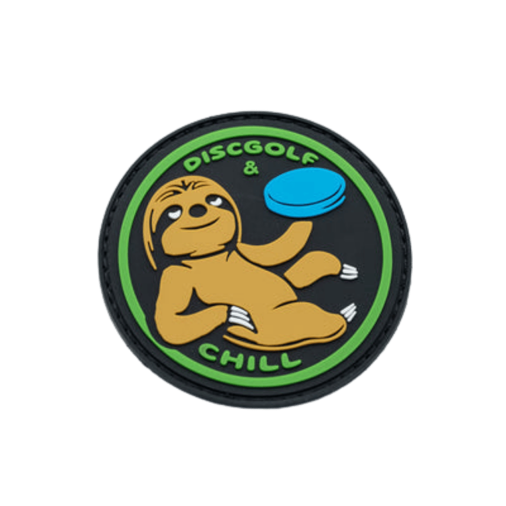 Velcro Patch - Sloth, Disc Golf & Chill