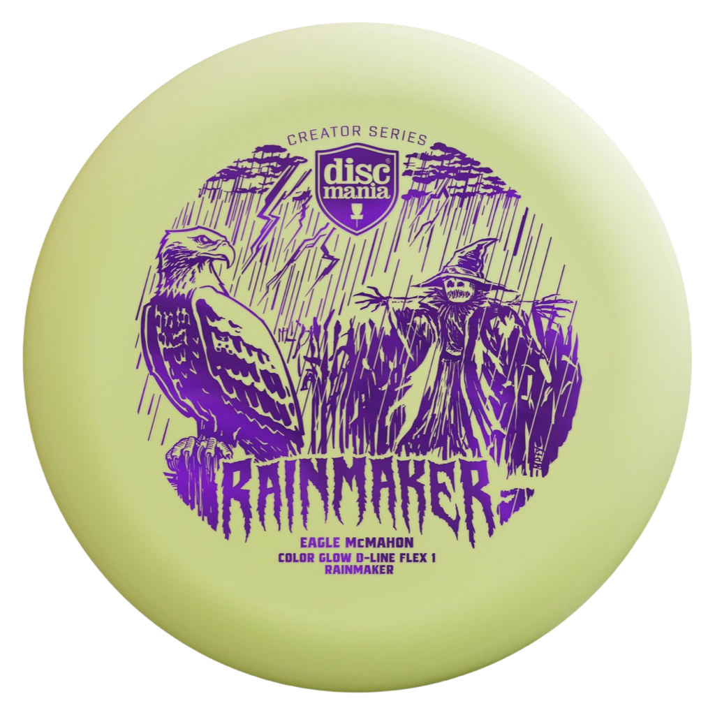 Discmania Color Glow D-Line Flex 1 Rainmaker - Eagle McMahon Creator Series