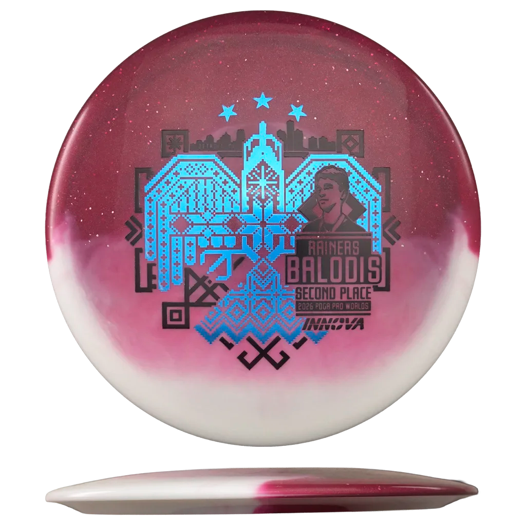 Duo Teebird - Rainers Balodis 2026 PDGA Pro Worlds 2nd Place - Punainen