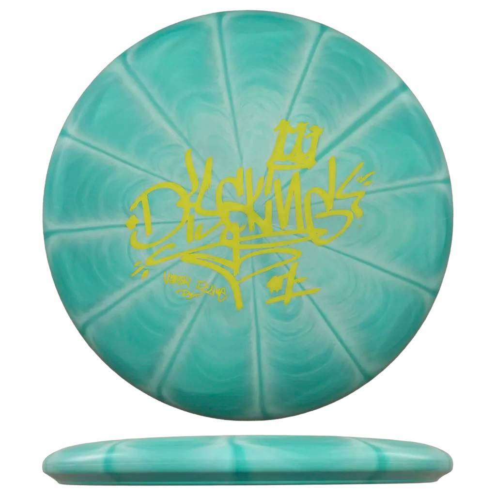 Flex 3 Vapor D-Line P1X - DiscKing Special Edition - Valkoinen/Turkoosi / Graffiti #2