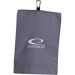 Foldable Clip-On Disc Golf Towel Grey