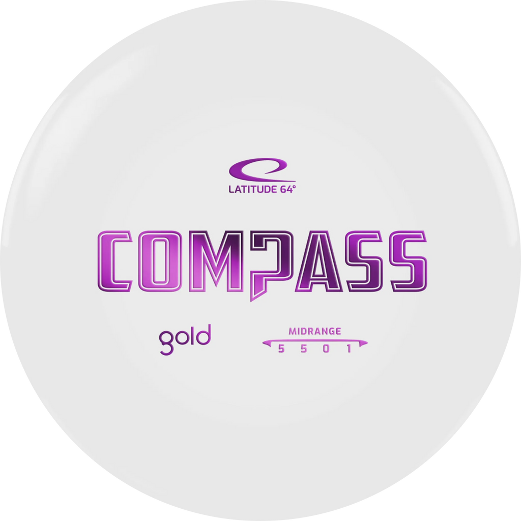 Gold Compass White