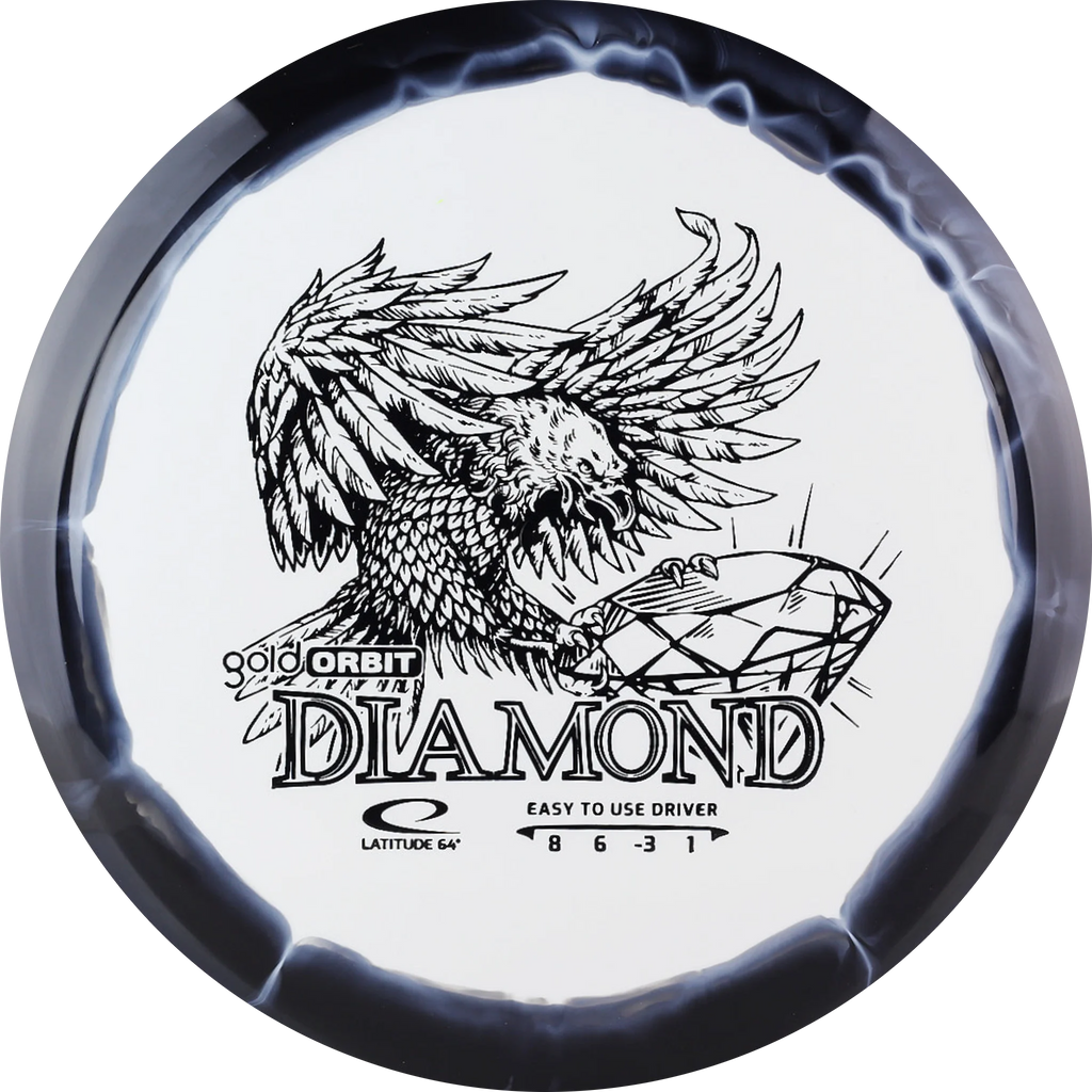 Gold Orbit Diamond Black
