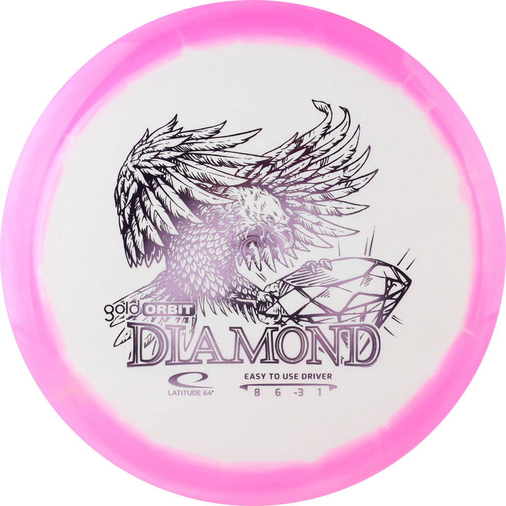 Gold Orbit Diamond Pink