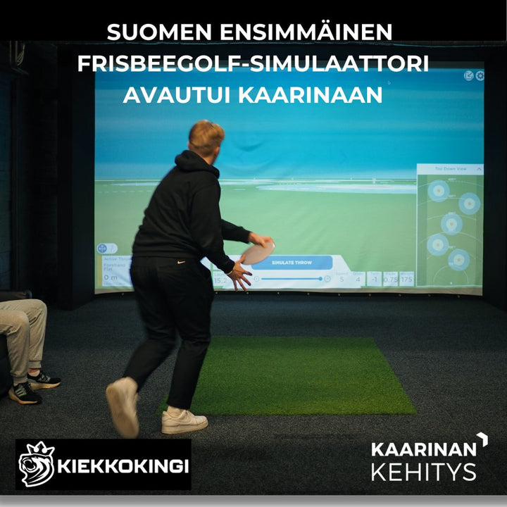Finland's first disc golf simulator opened in Kaarina