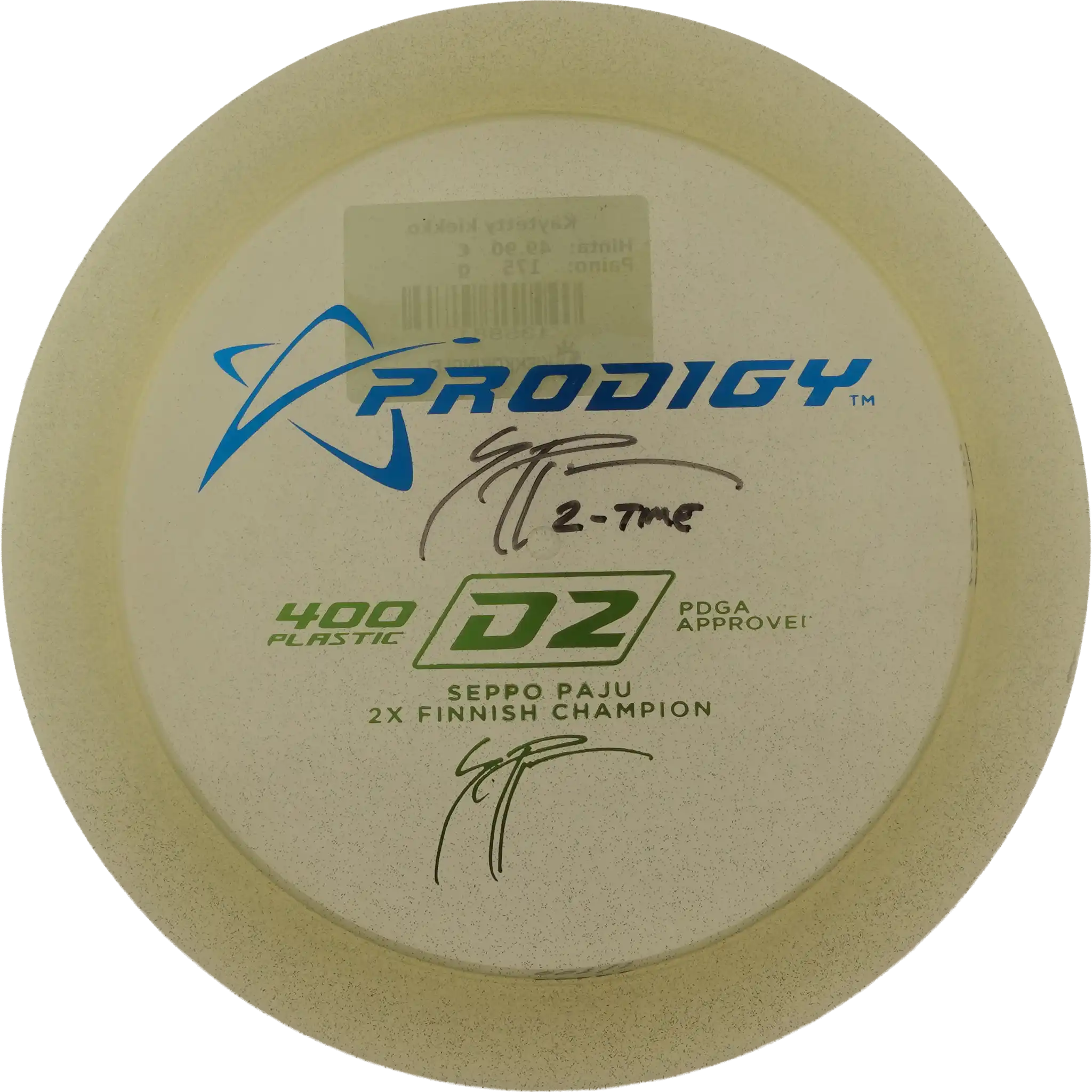 400 D2 - Seppo Paju 2x Finnish Champion