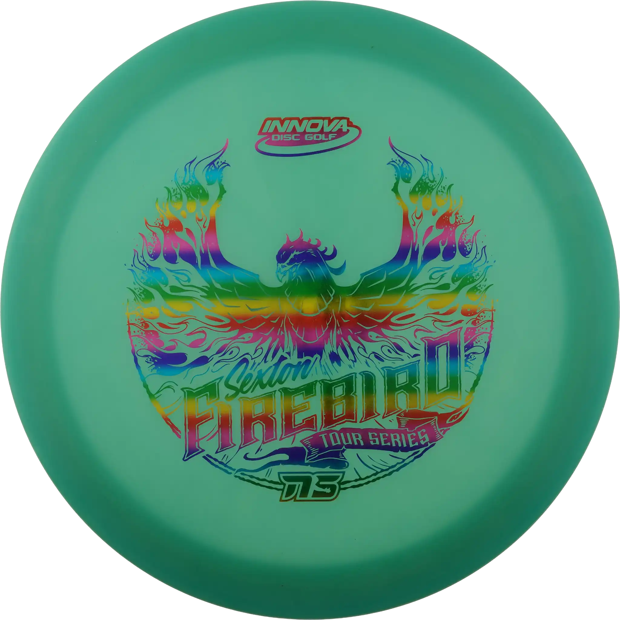 Color Glow Champion Firebird - Nate Sexton 2020 Rainbow Stamp