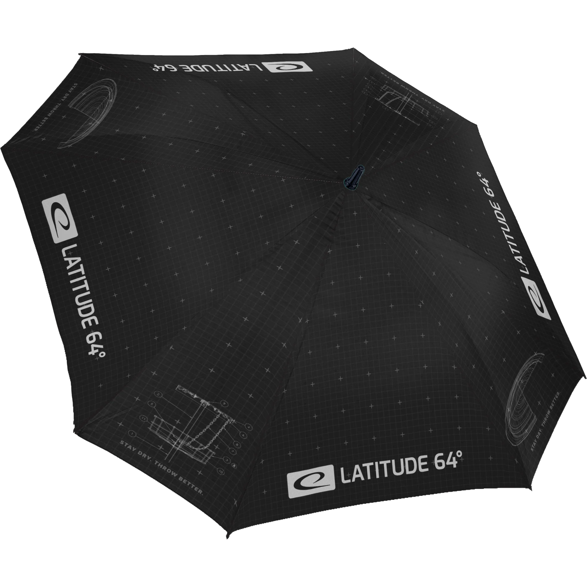 Disc Golf Umbrella Black