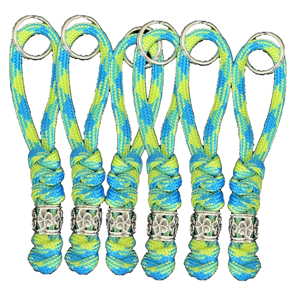 Premium Zipper Puller - Green/Blue