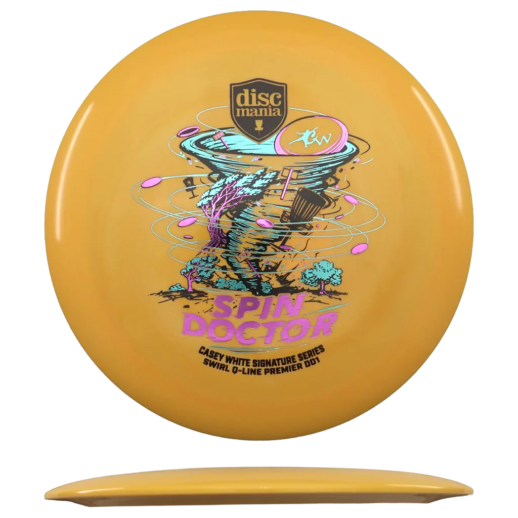 Swirl Q-Line DD1 - Spin Doctor - Casey White 2026 Signature Series - Premier Technology - Oranssi