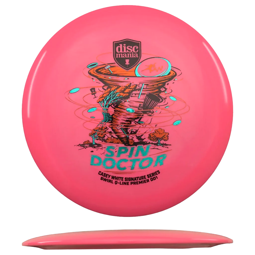 Swirl Q-Line DD1 - Spin Doctor - Casey White 2026 Signature Series - Premier Technology - Pinkki