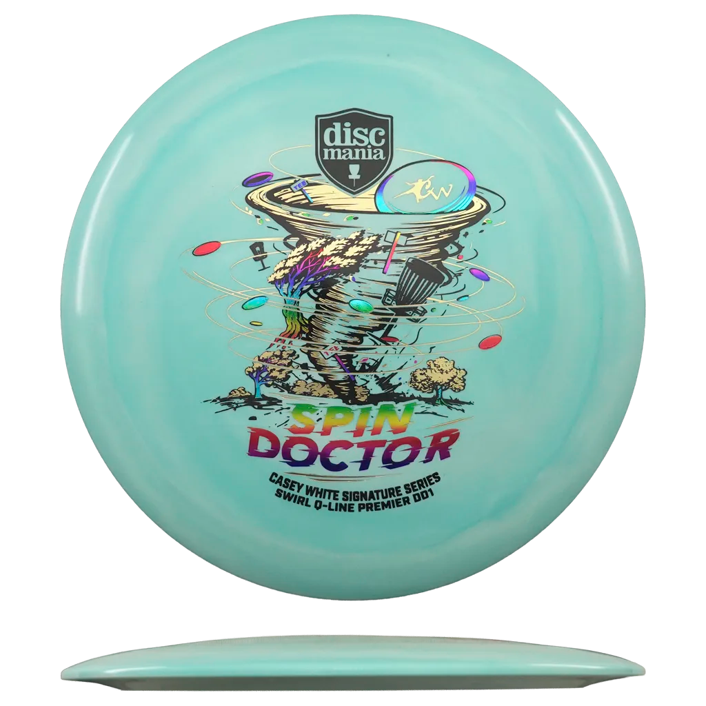 Swirl Q-Line DD1 - Spin Doctor - Casey White 2026 Signature Series - Premier Technology - Turkoosi