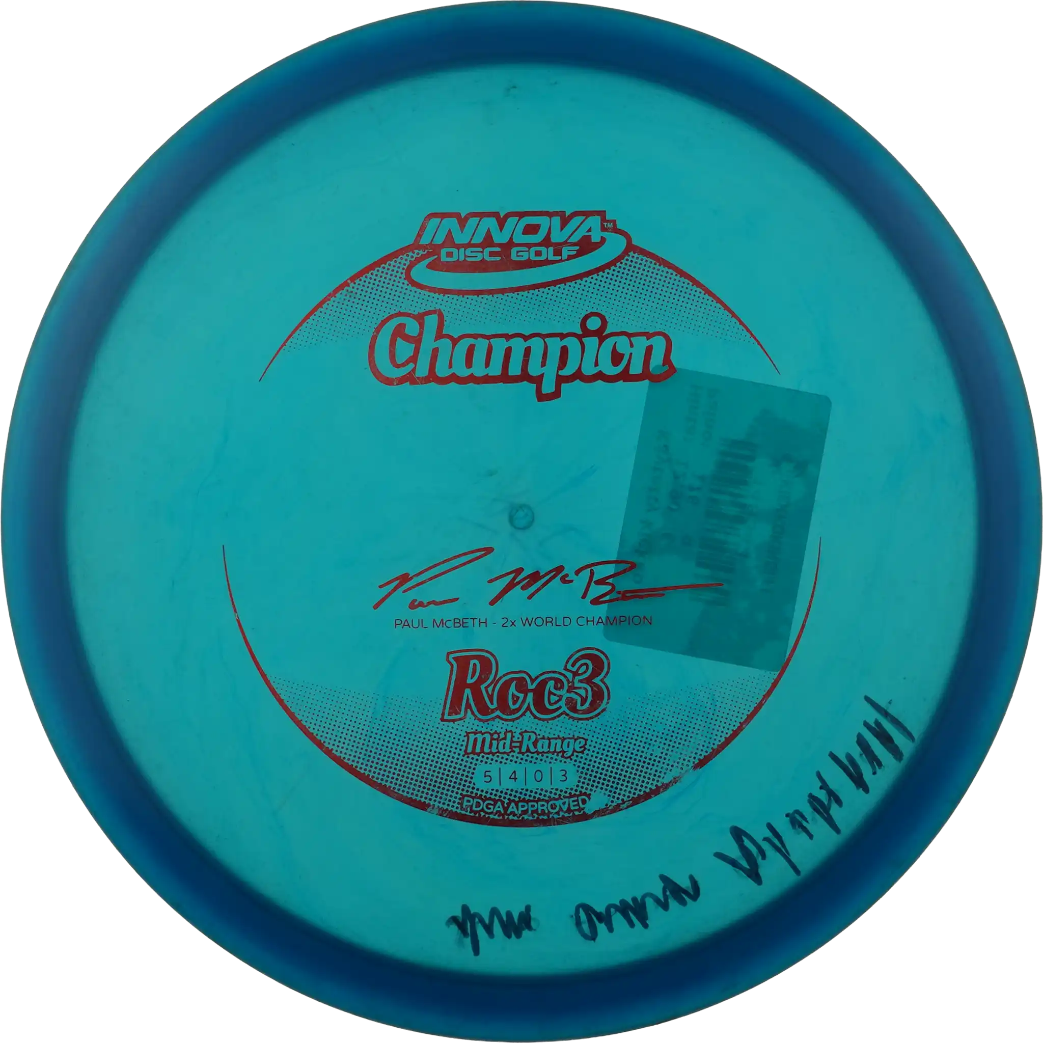 Champion Roc3 - Paul McBeth 2x World Champion