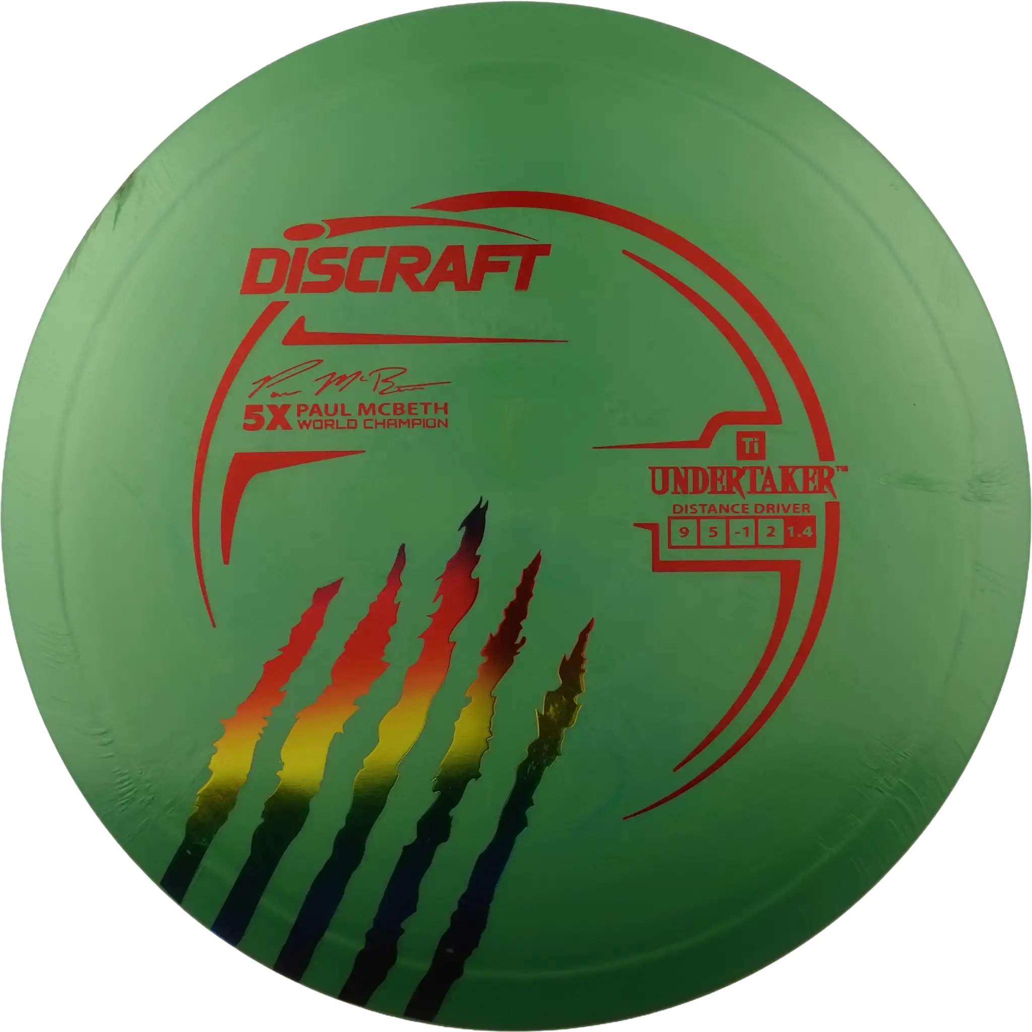 Titanium Undertaker - Paul McBeth 5x World Champion - Claw Stamp
