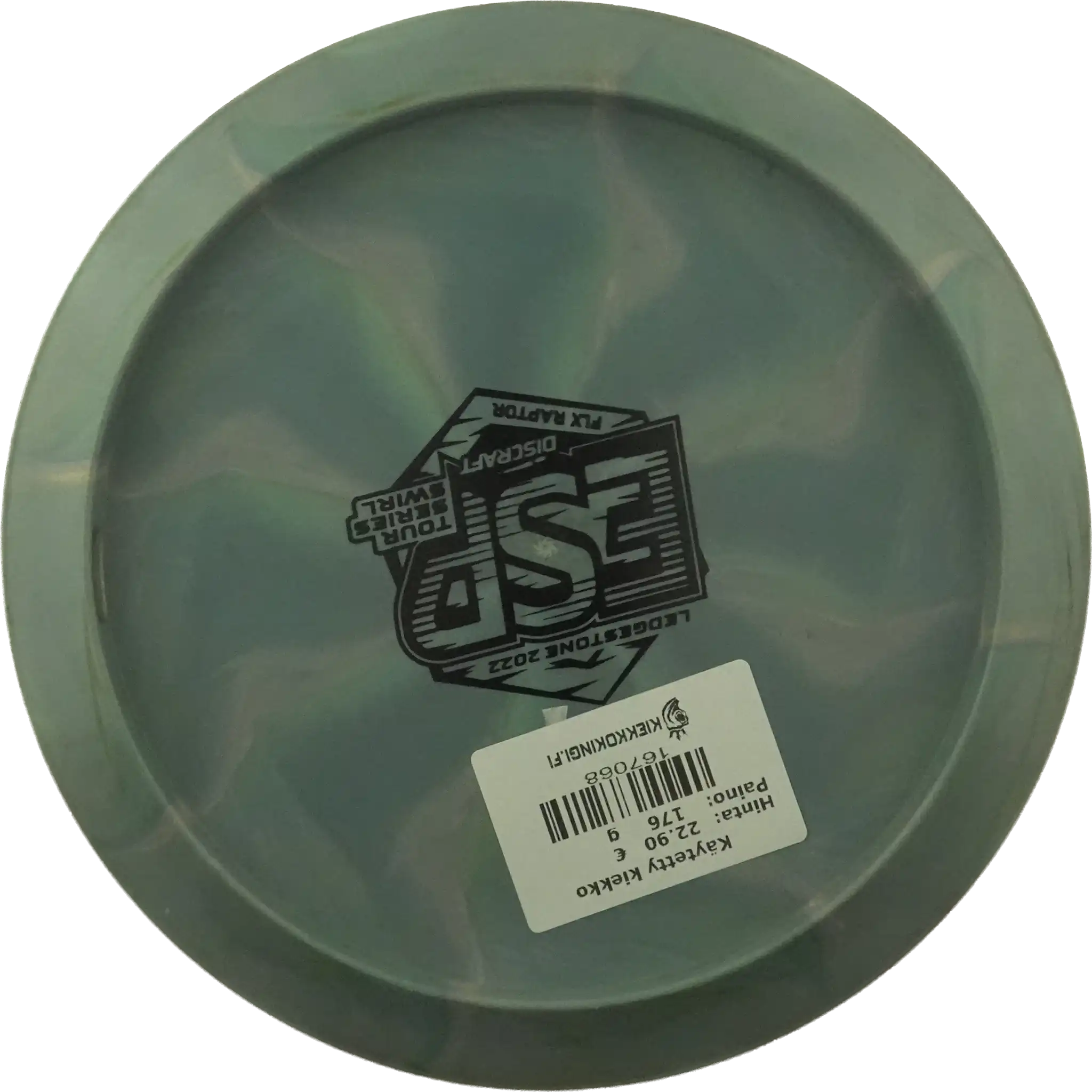 ESP FLX Swirl Raptor - Ledgestone 2022 - Bottom Stamp
