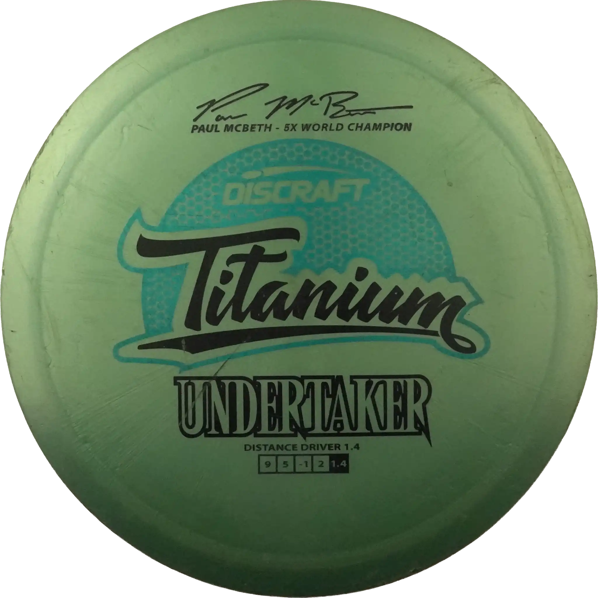 Titanium Undertaker - Paul Mcbeth - 5x World Champion