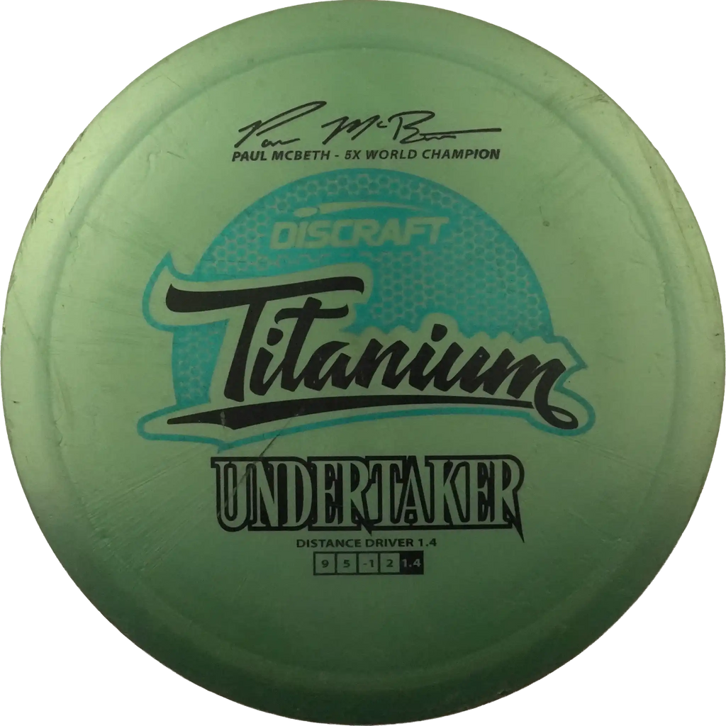 Titanium Undertaker - Paul Mcbeth - 5x World Champion