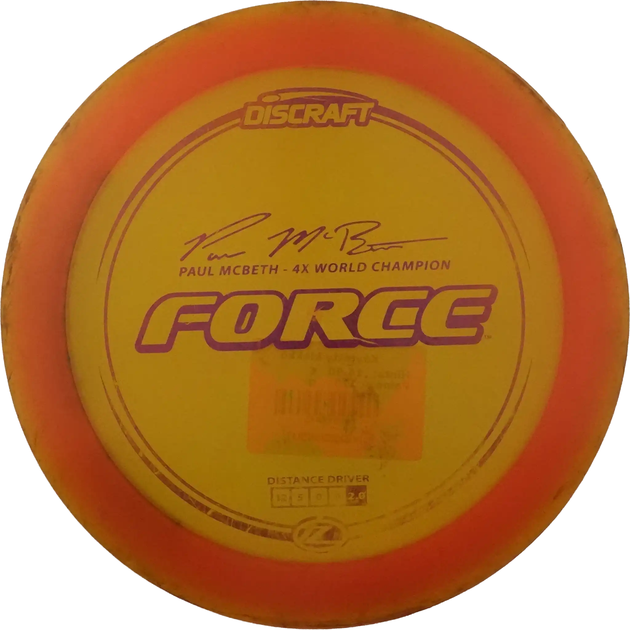 Z Force - Paul Mcbeth - 4x World Champion