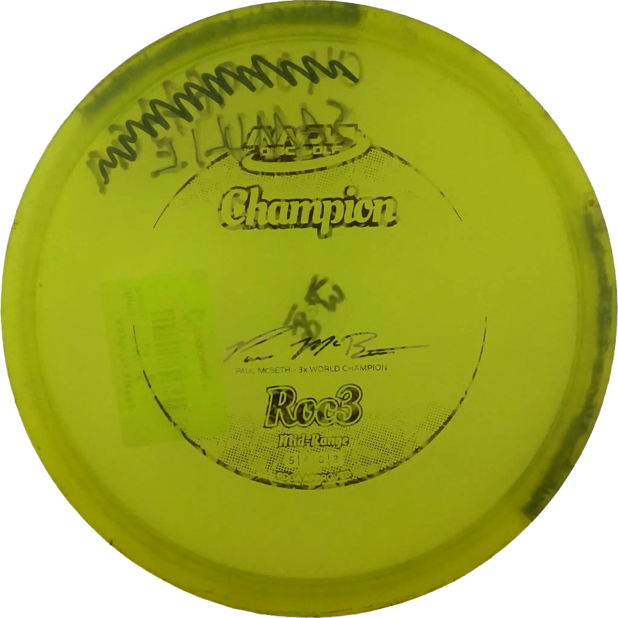 Champion Roc3 - Paul McBeth - 3x World Champion