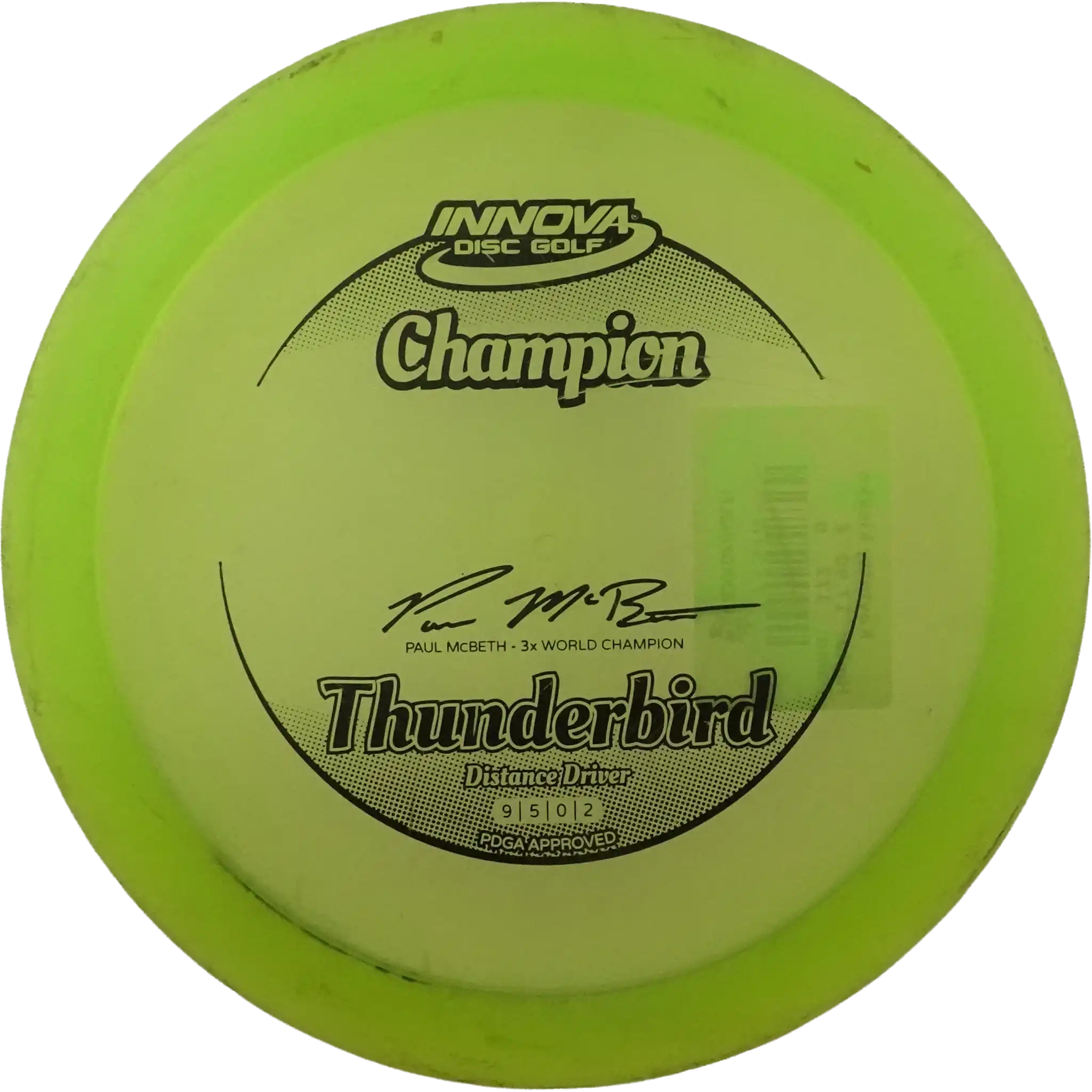 Champion Thunderbird - Paul mcBeth 3x World Champion