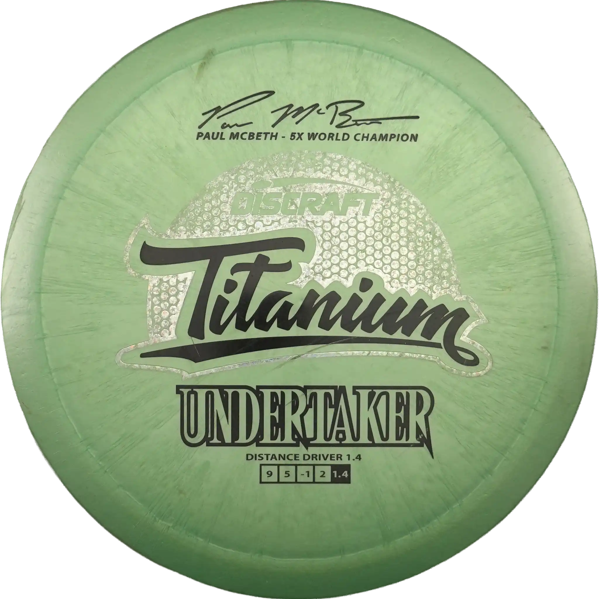 Titanium Undertaker - Paul McBeth - 5x World Champion
