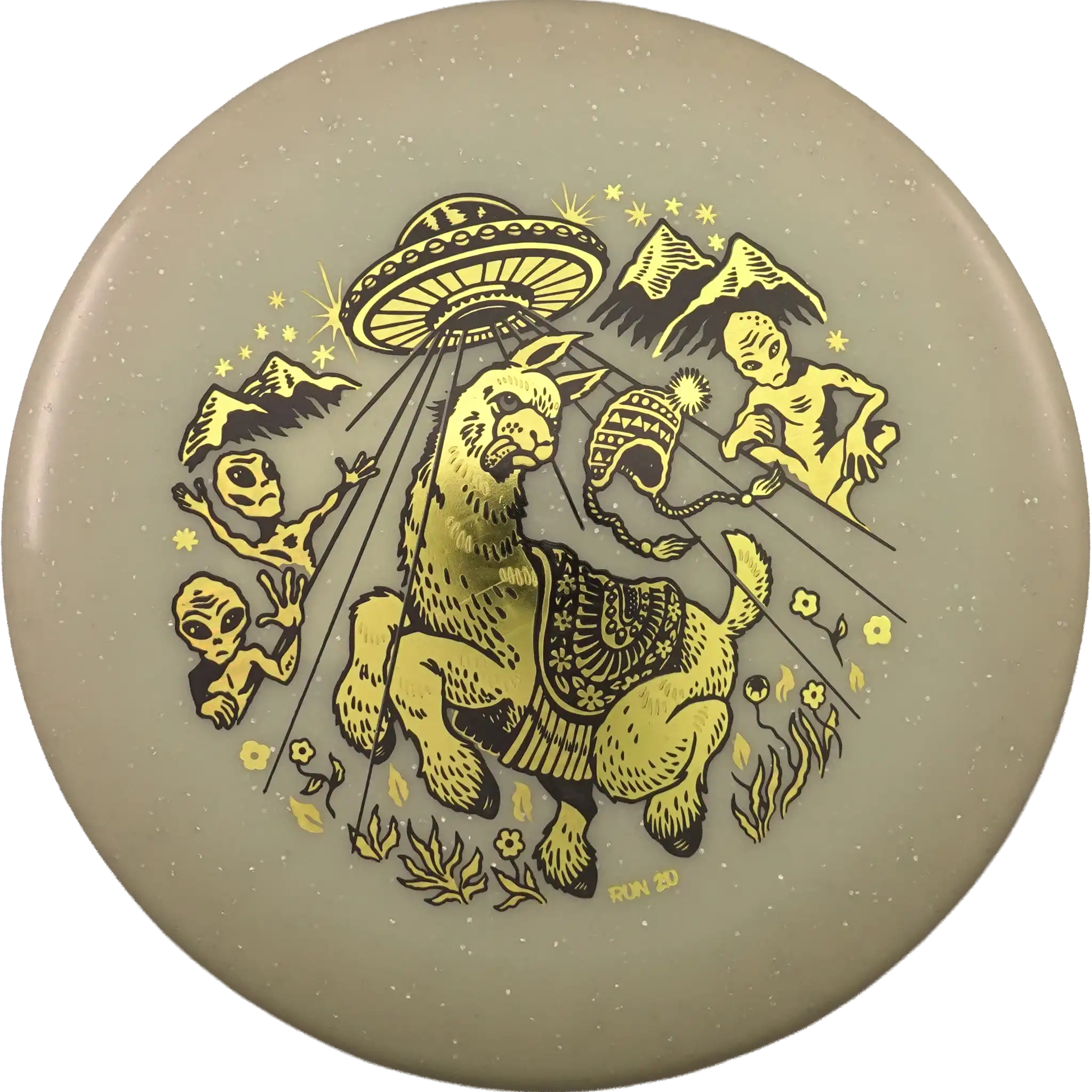 Glow Metal Flake C-Blend Alpaca - Run 20