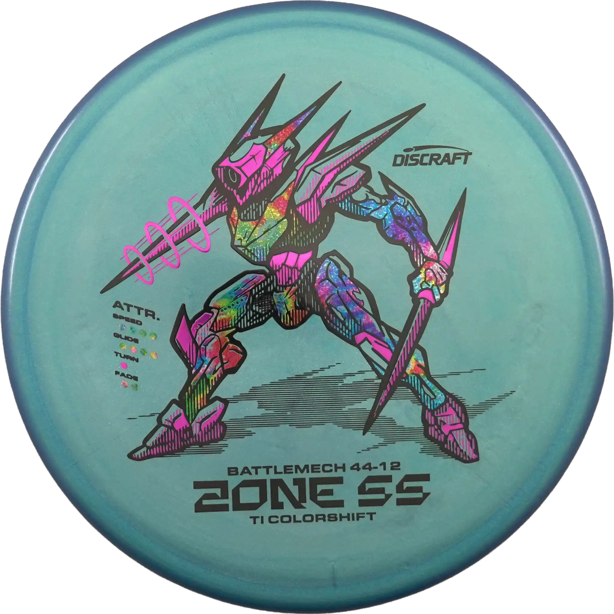 Titanium Colorshift Zone SS - Battlemech 44-12