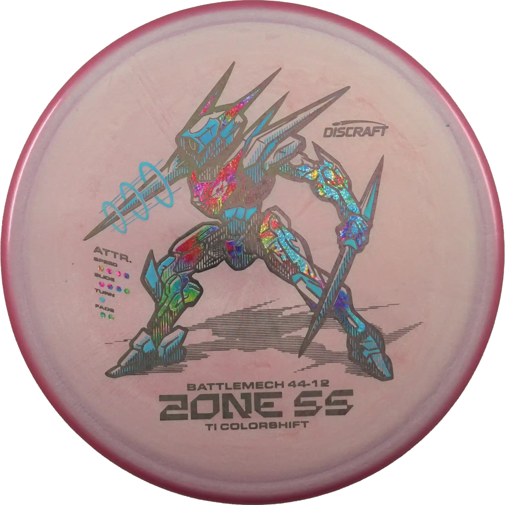 Titanium Colorshift Zone SS - Battlemech 44-12
