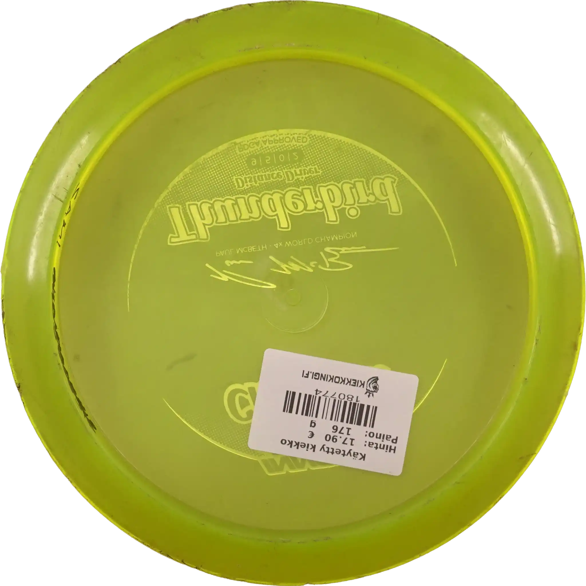 Champion Thunderbird - Paul McBeth - 4x World Champion