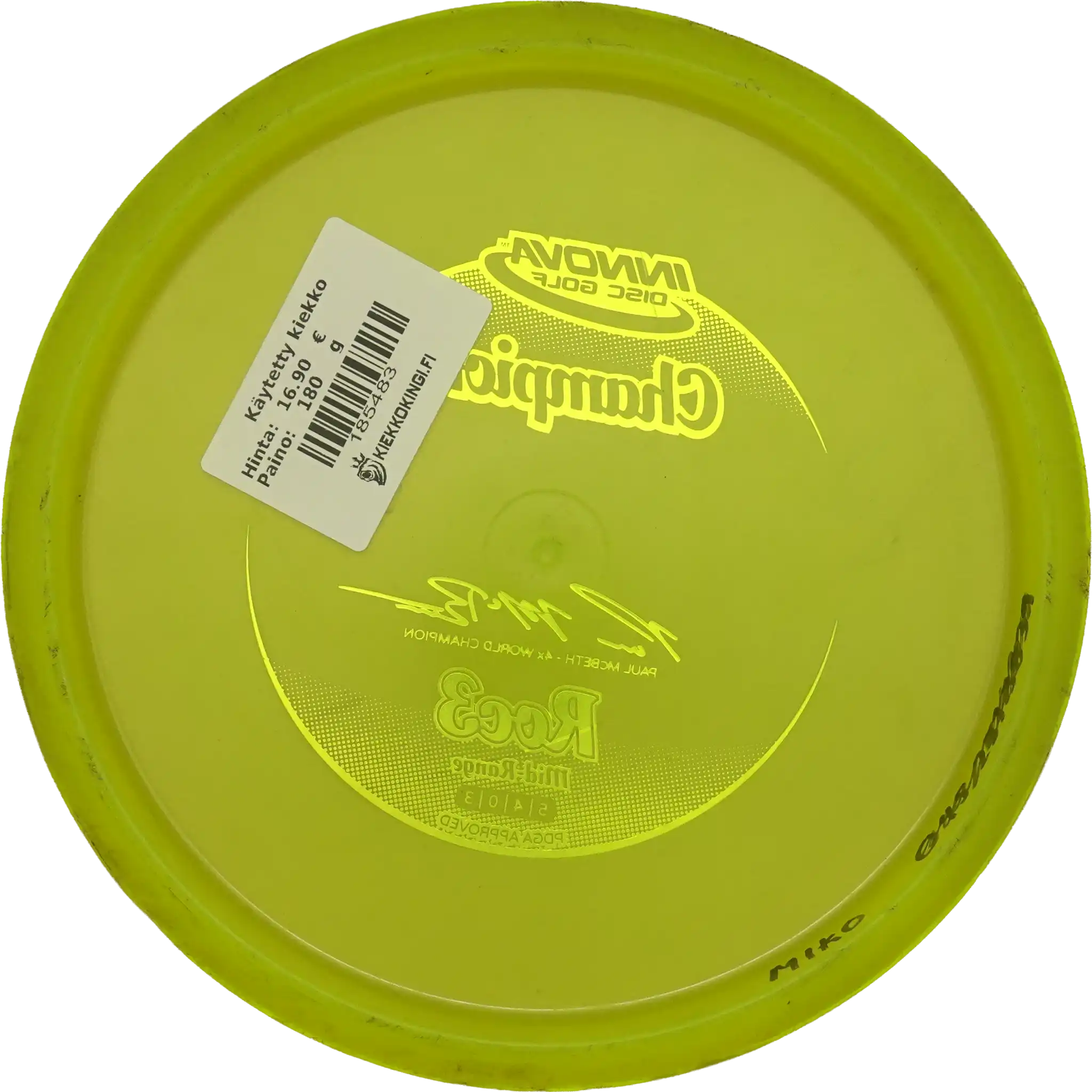 Champion Roc3 - Paul McBeth - 4x World Champion