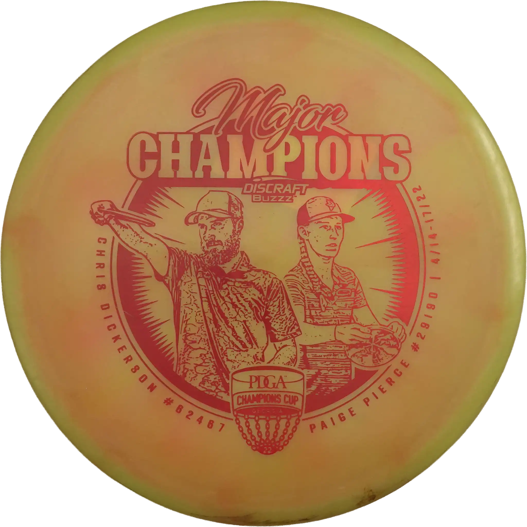 Z Swirl Buzzz - Major Champions - Chris Dickerson x Paige Pierce
