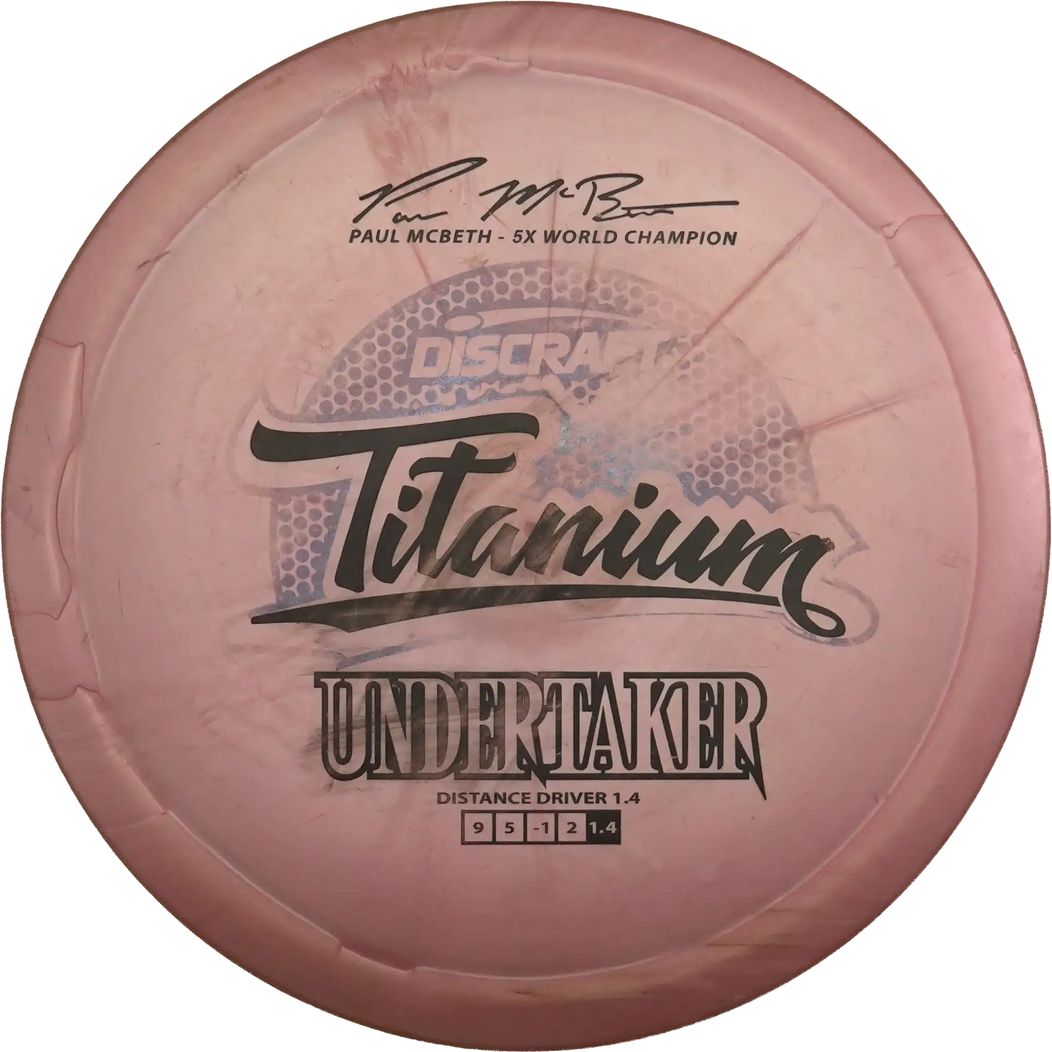 Titanium Undertaker - Paul McBeth - 5x World Champion