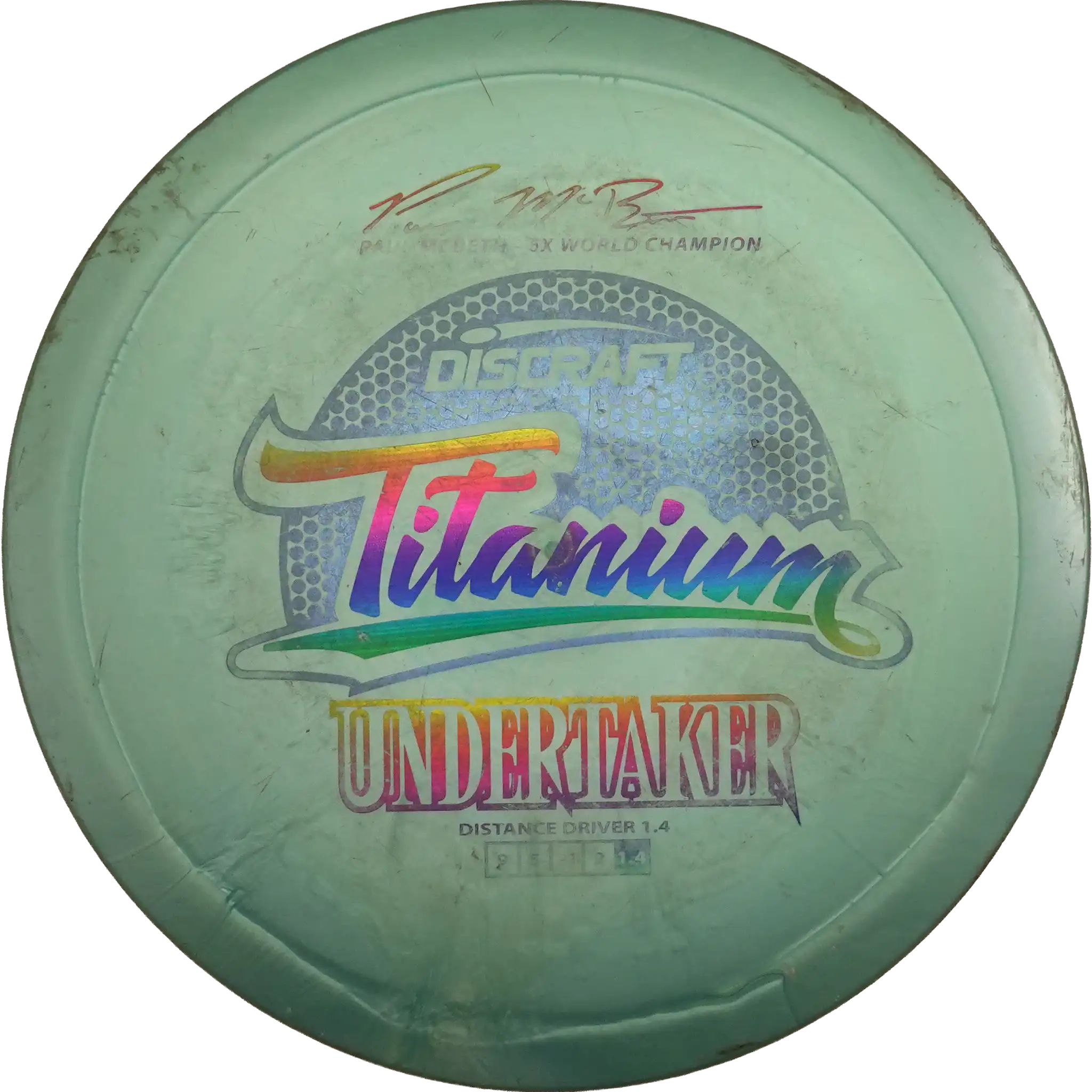 Titanium Undertaker - Paul McBeth - 5x World Champion