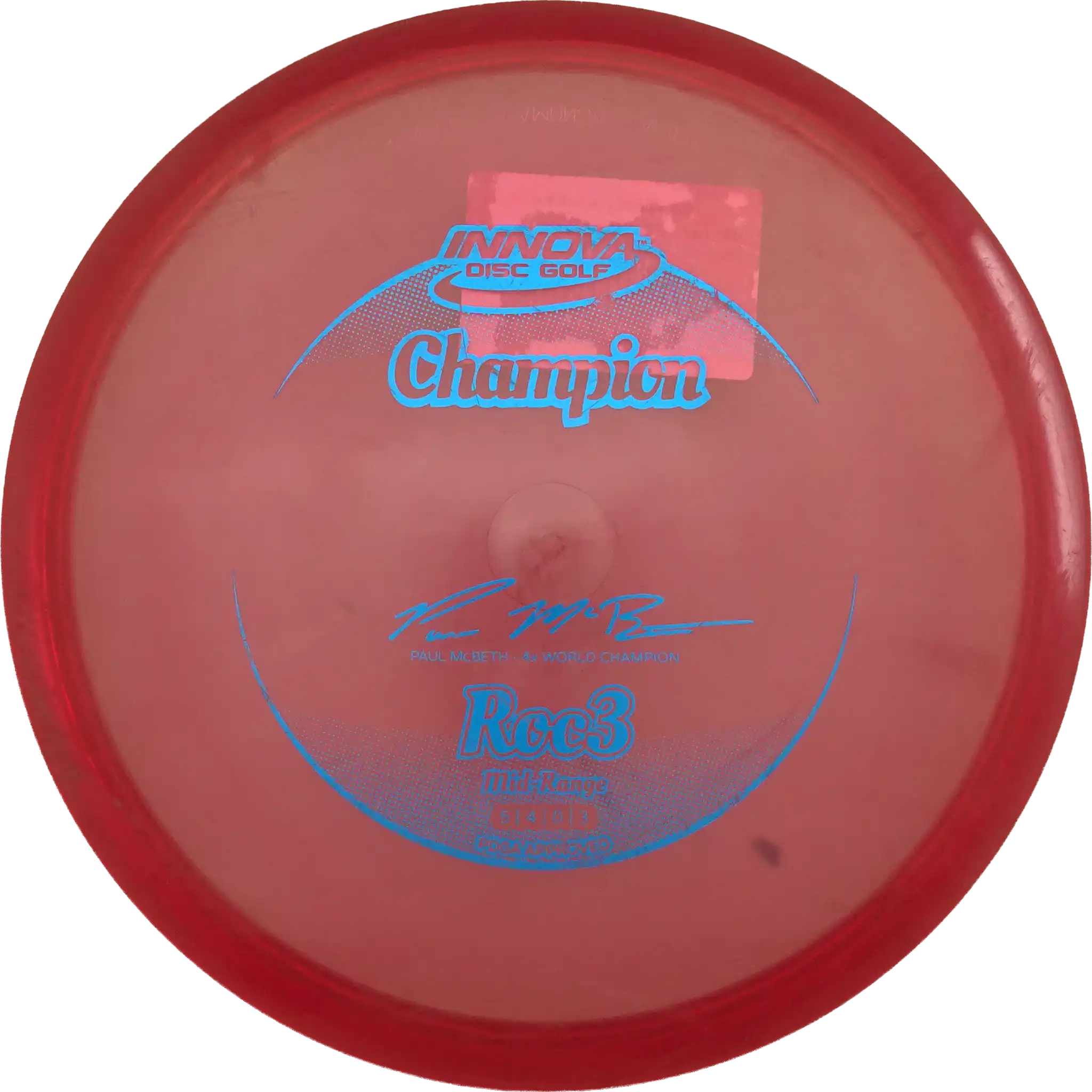 Champion Roc3 - Paul McBeth - 4x World Champion