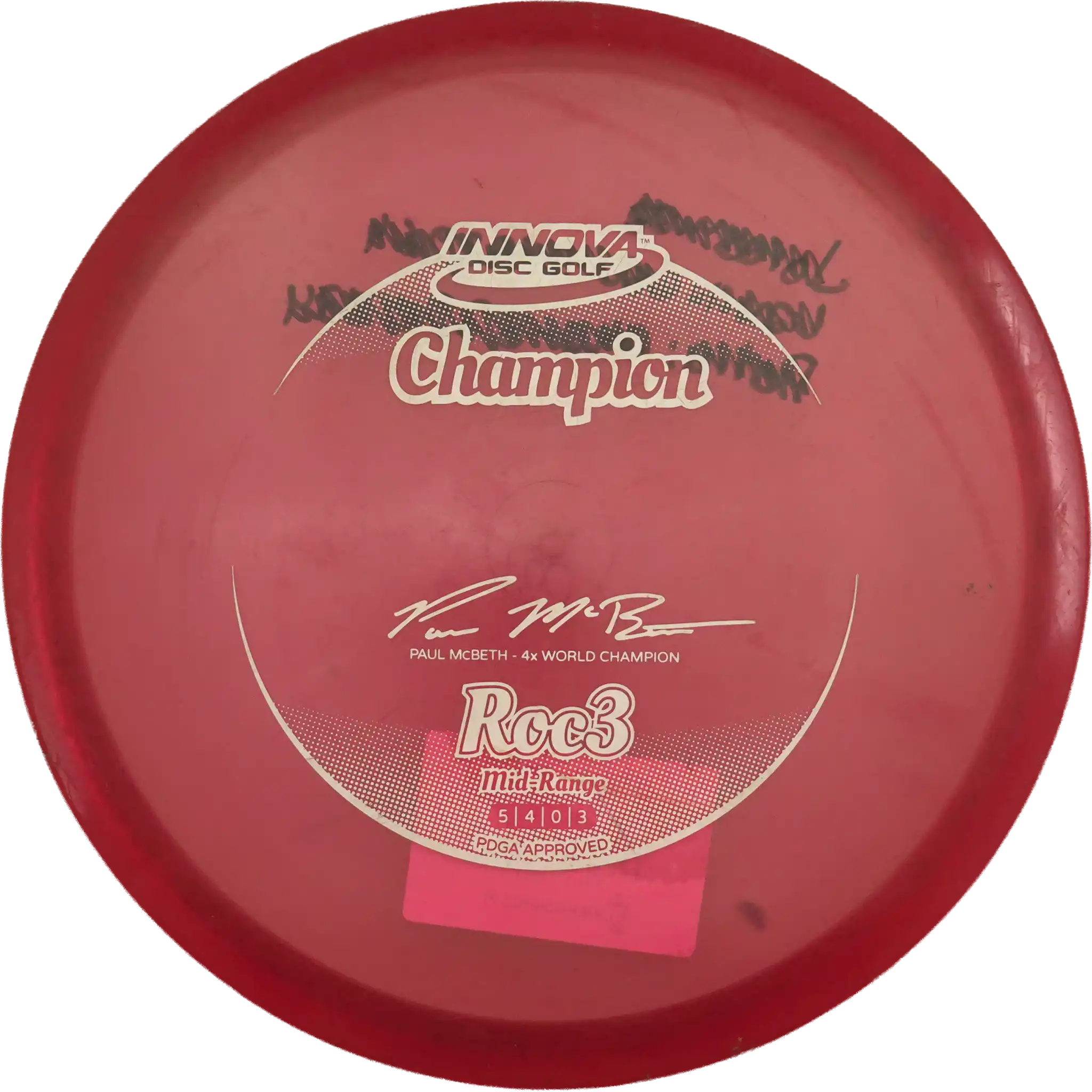 Champion Roc3 - Paul McBeth - 4x World Champion