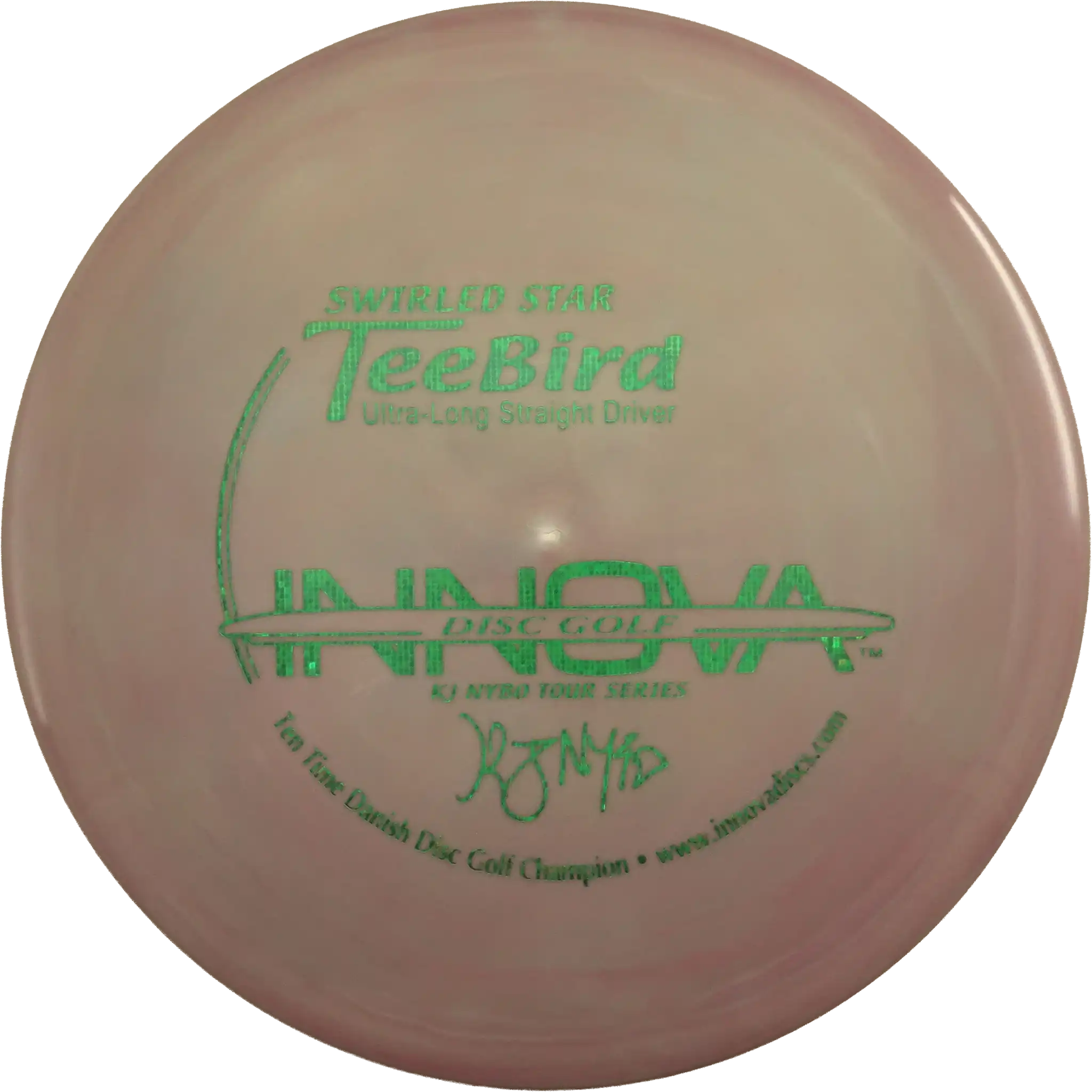 Swirled Star Teebird - KJ Nybo - 10x Danish Disc Golf Champion