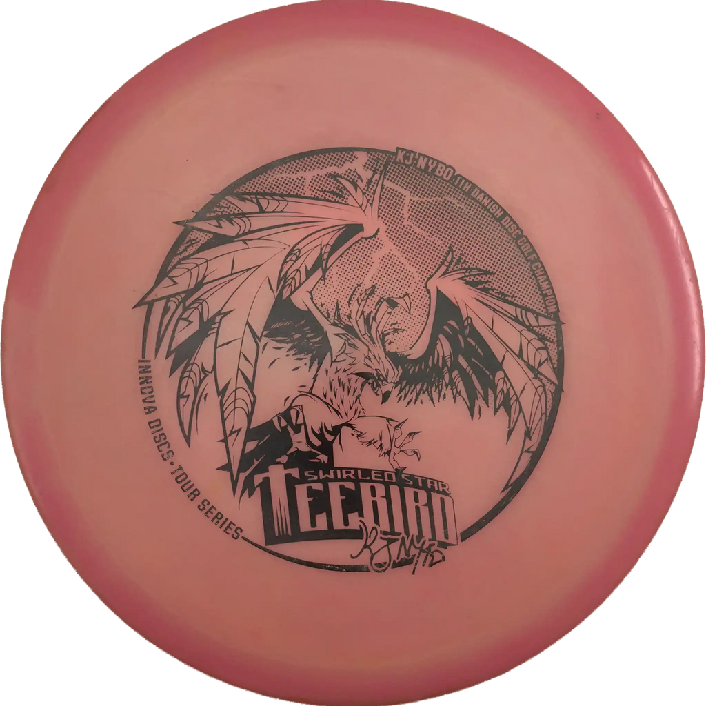 Swirled Star Teebird - KJ Nybo - 11x Danish Disc Golf Champion