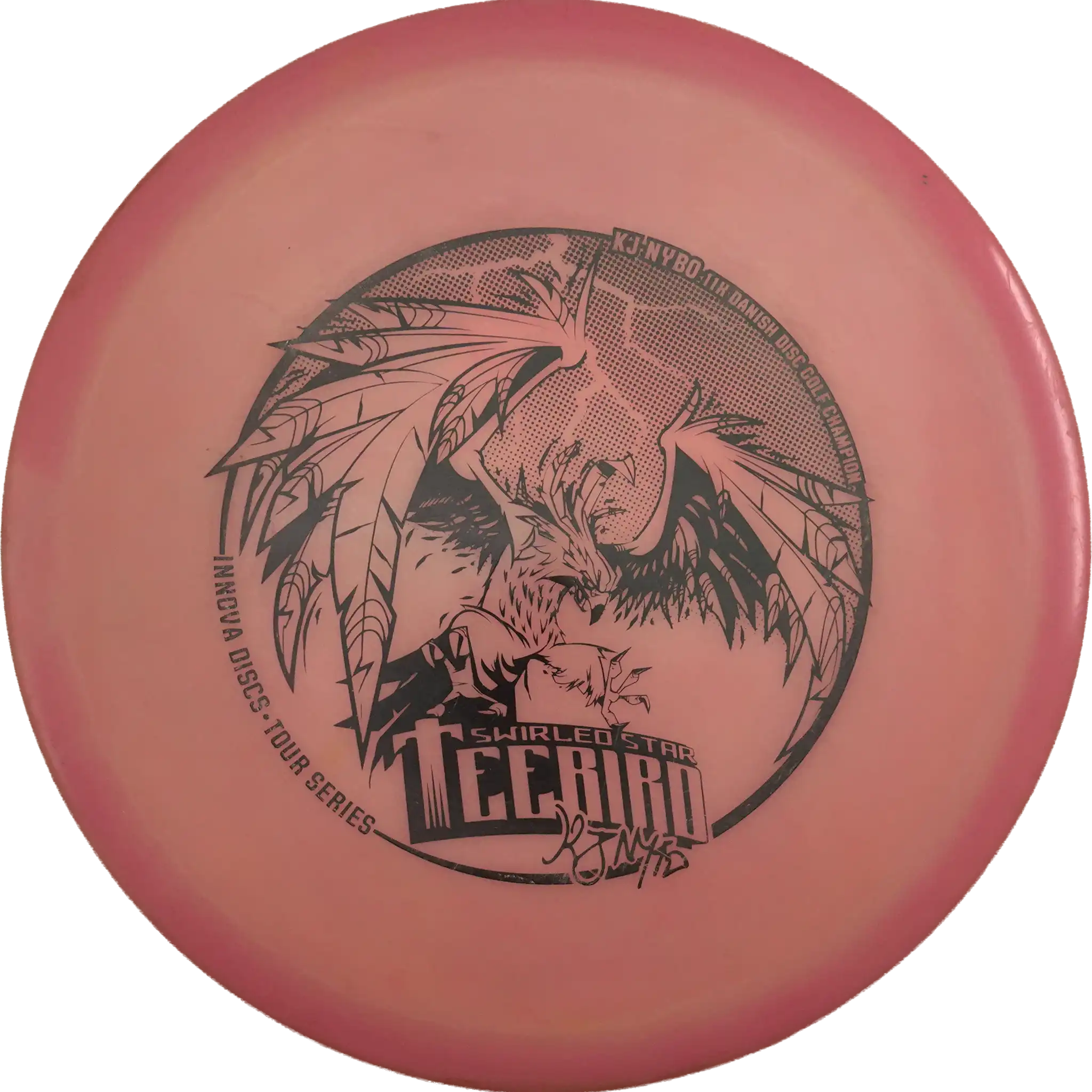 Swirled Star Teebird - KJ Nybo - 11x Danish Disc Golf Champion