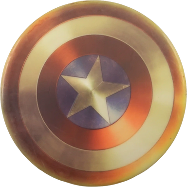 Gold Compass - Captain America Stamp