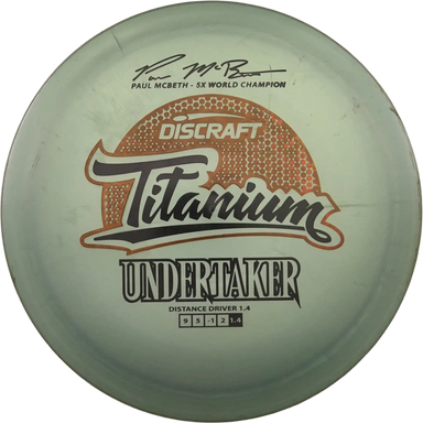 Titanium Undertaker - Paul McBeth 5x World Champion