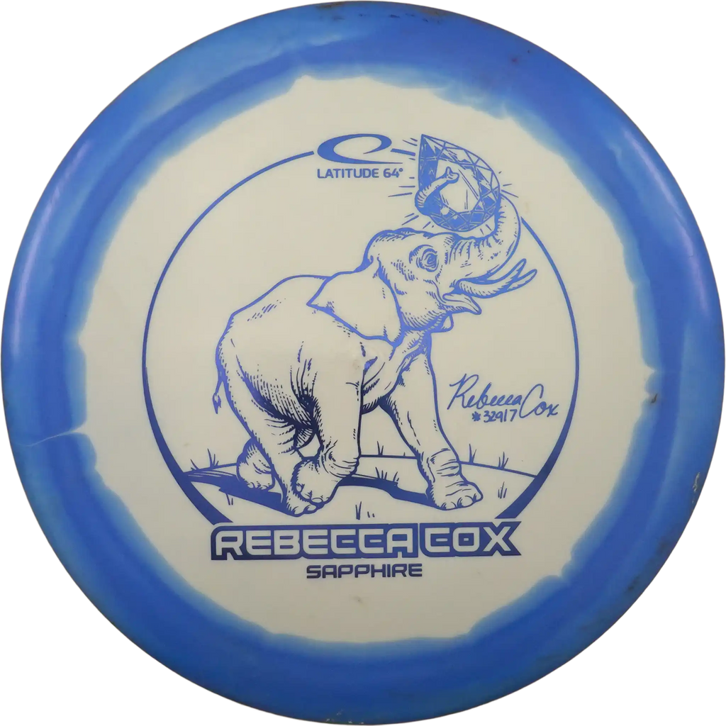 Gold Orbit Sapphire - Rebecca Cox