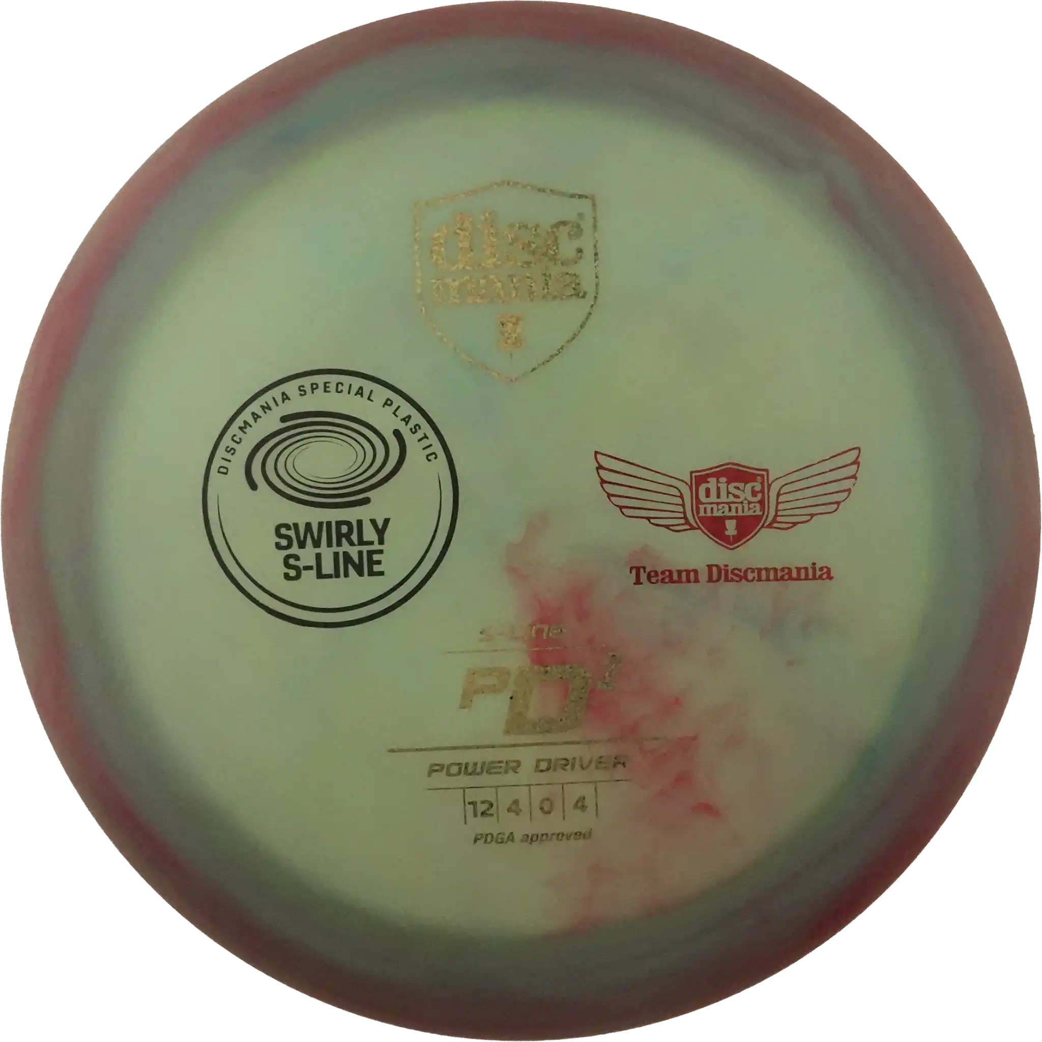Swirly S-line PD2 - Team Discmania Stamp