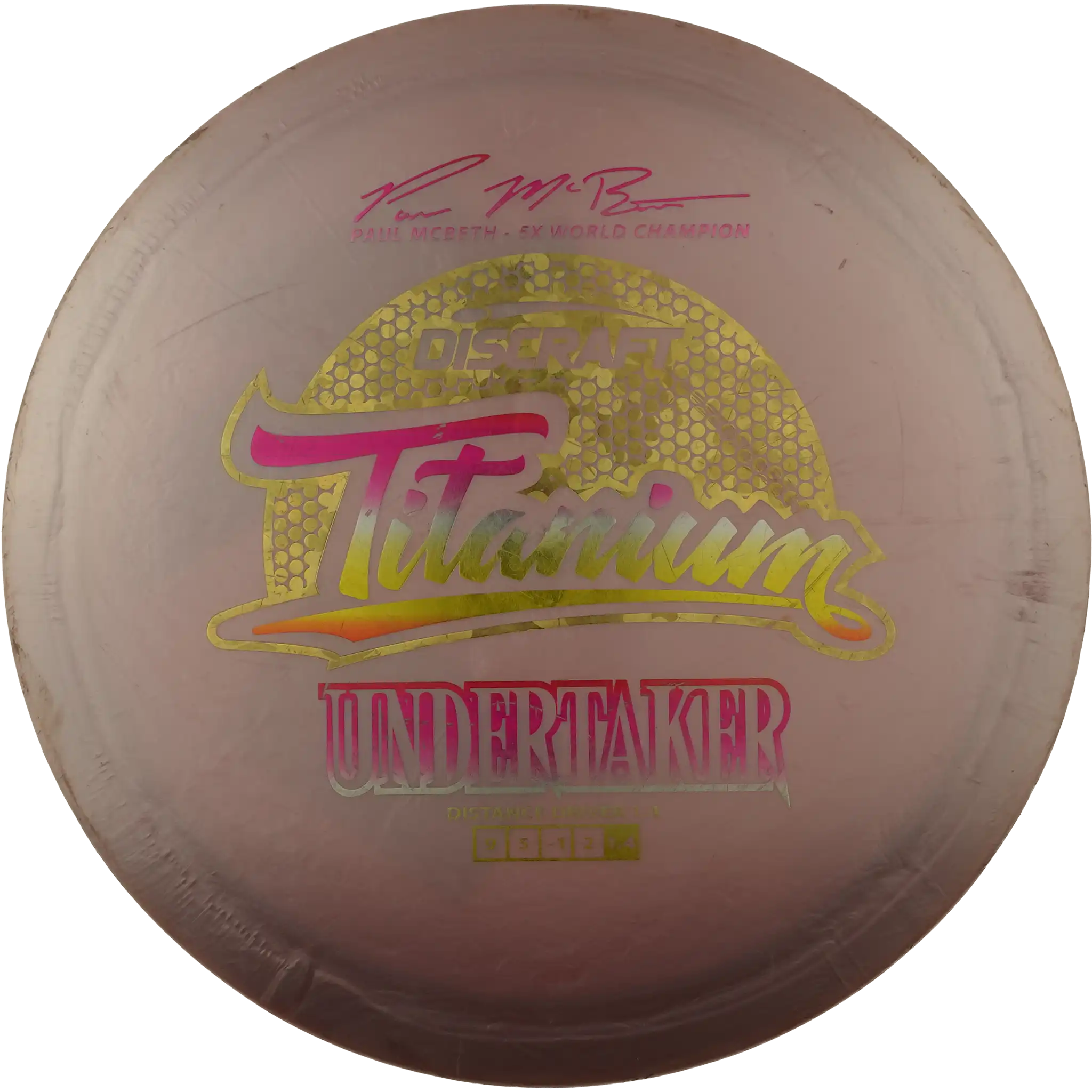 Titanium Undertaker - Paul McBeth